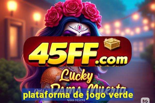 plataforma de jogo verde